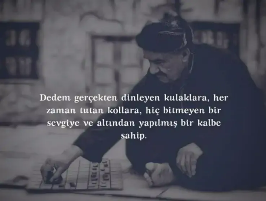 ölen dedeye sözler